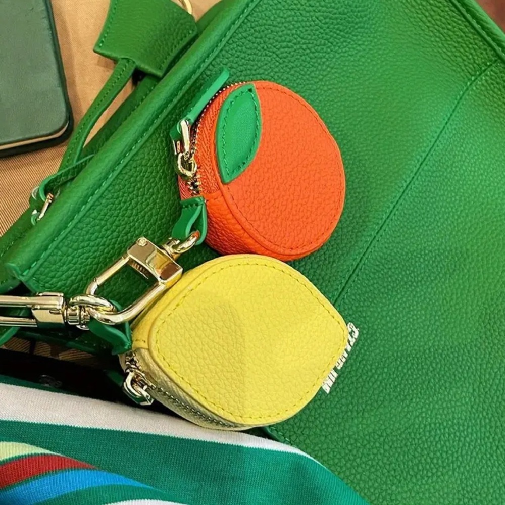 Orange Purse Charm Keychain - Picture 6 of 9